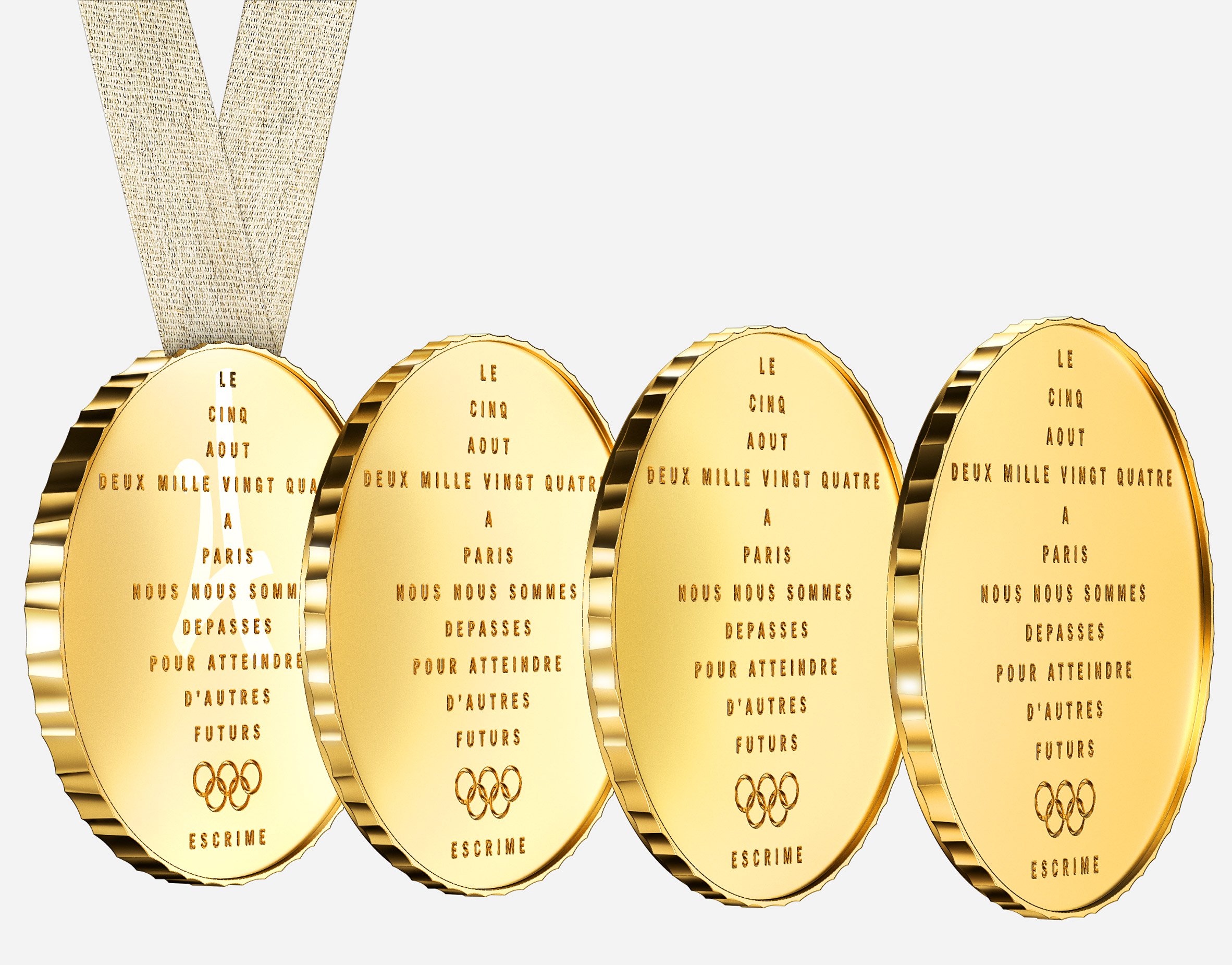 2024 Paris Olympic Medals: Voici Un Pour Tu, Pour Tu, et Pour Tu – The